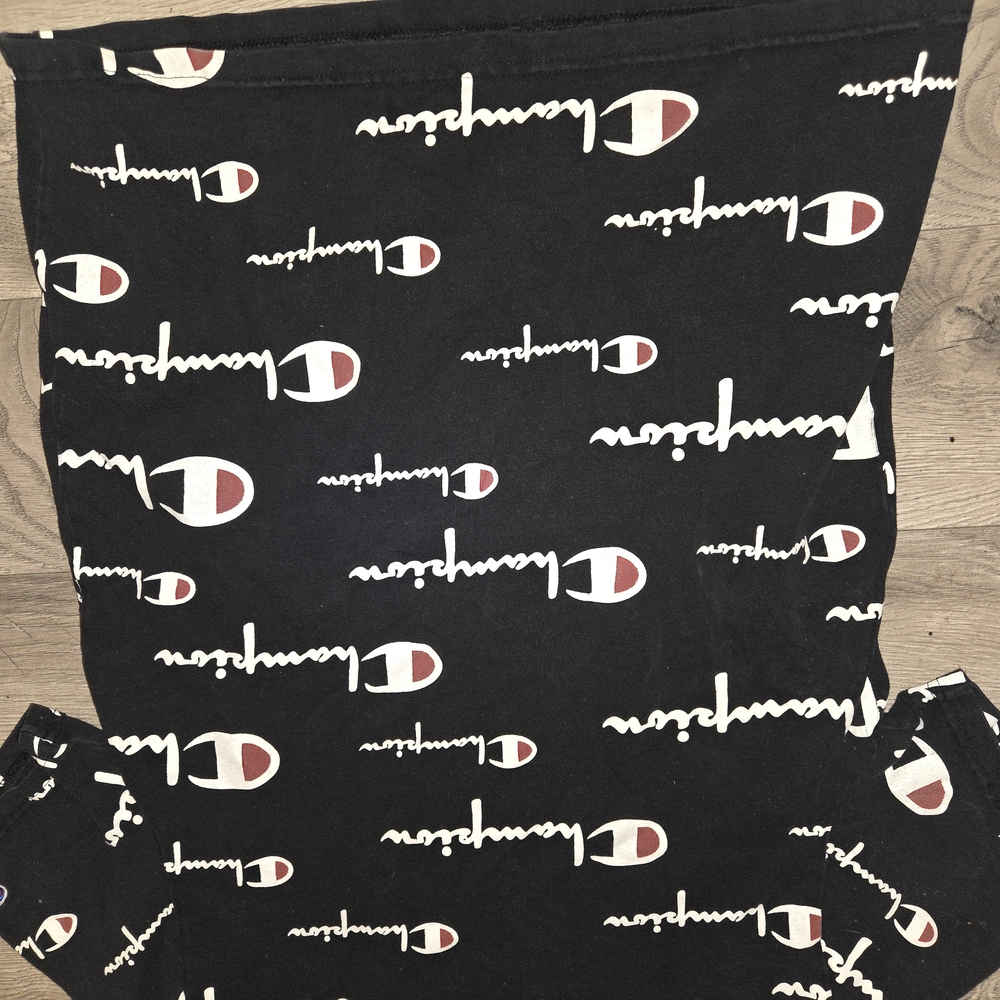 Champion Black and White Logo Pants